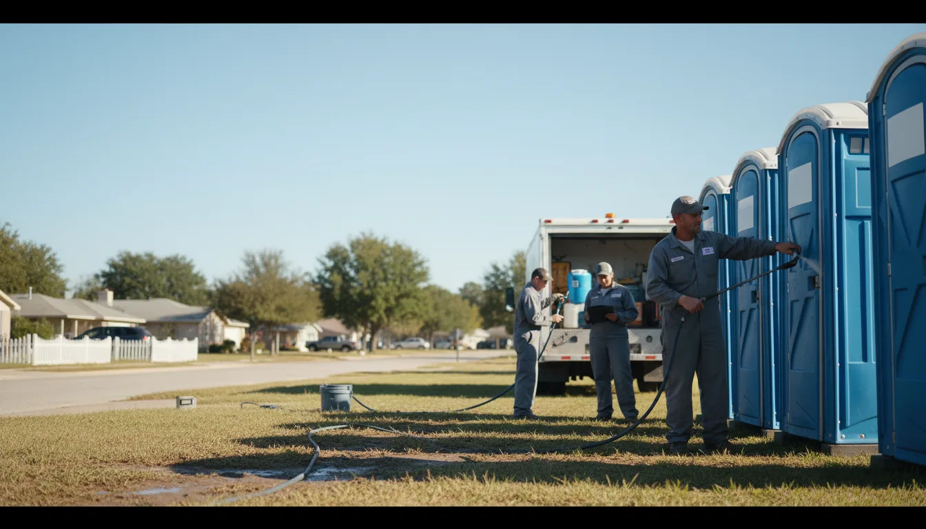 Long-Term Portable Toilet Rental in Easton, TX near me